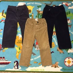 Bundle of 3 Boys Corduroy pants- 3T